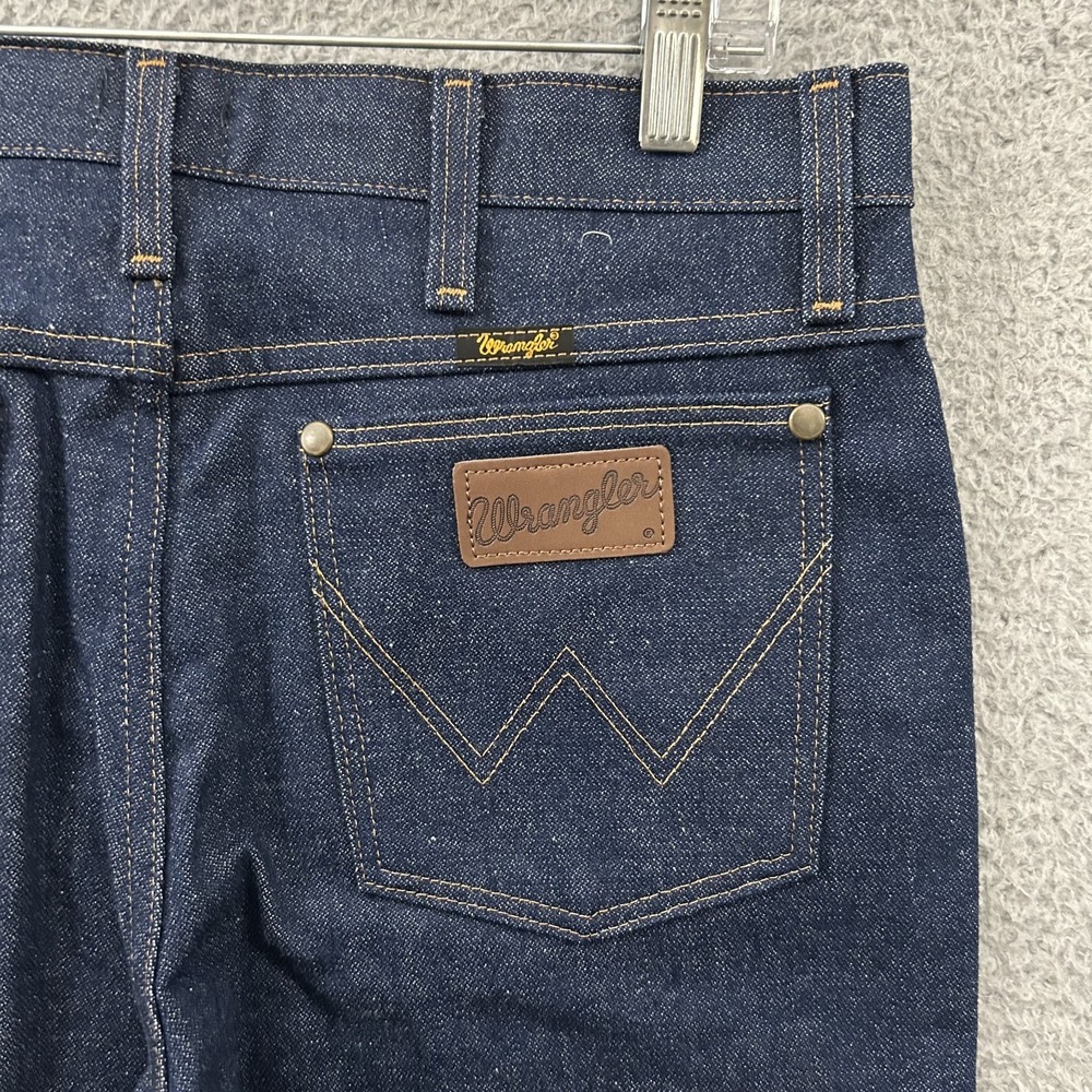 Wrangler Jeans Mens 31x33 Blue Denim 0036MWZ Slim Fit Cowboy Cut Western Rodeo
